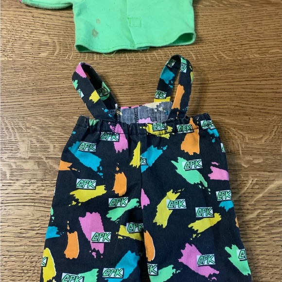 Vintage Cabbage Patch Kids Designer Line Doll AA With Pacifier In HTF Overalls - Picture 9 of 16